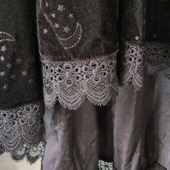 Celestial Coven Hooded Velvet Dress - Picture 7 of 9